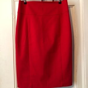 Red skirt